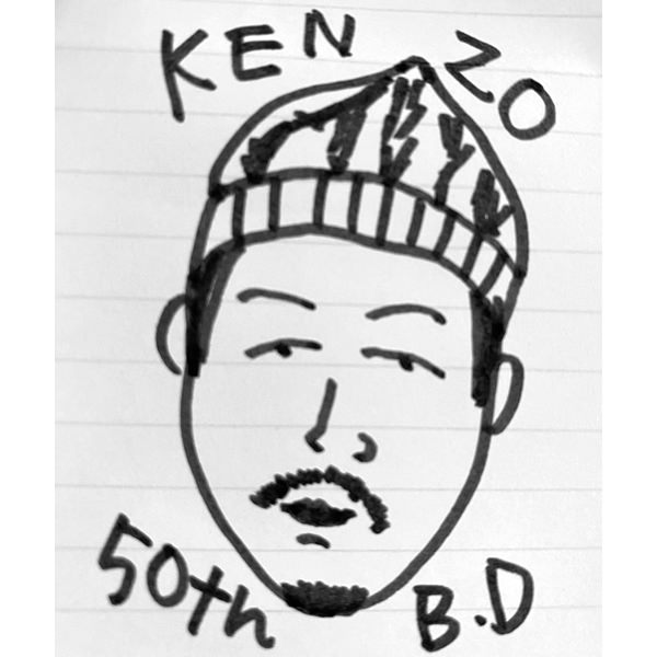 【一般事例299】KENZO（似顔絵）50th B.D 入稿データ