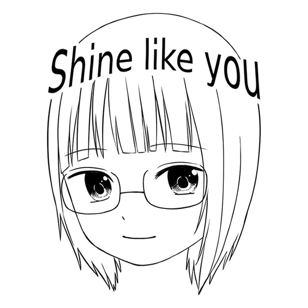【一般事例331】Shine like you（似顔絵） 入稿データ