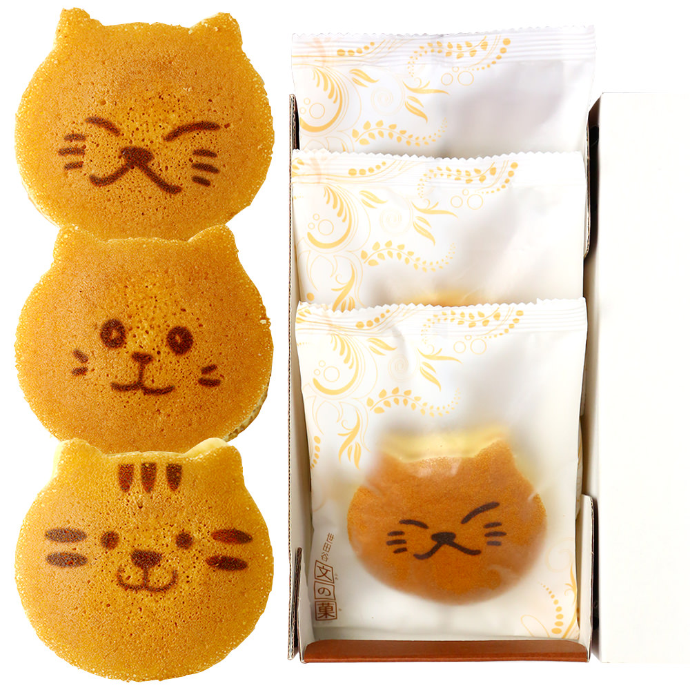 ねこのお菓子 どらネコ(3個入り)