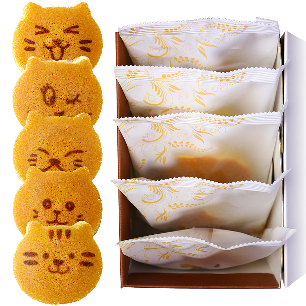 ねこのお菓子 どらネコ(5個入り)