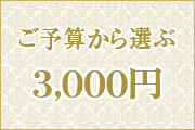 ご予算 3,000円