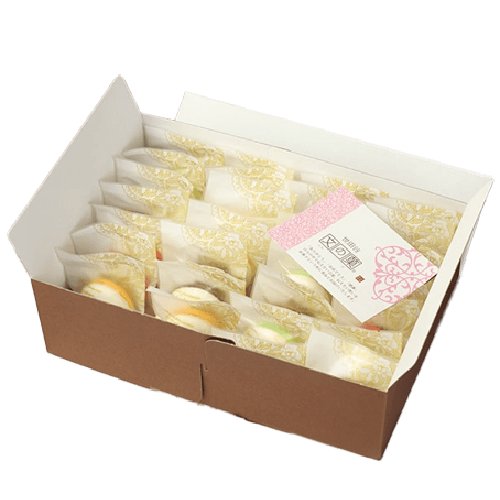 マカロン30個入箱中身