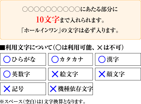 ホールインワン記念の名入れ・メッセージ入りどら焼き「もじどら」(5個入り) 短納期