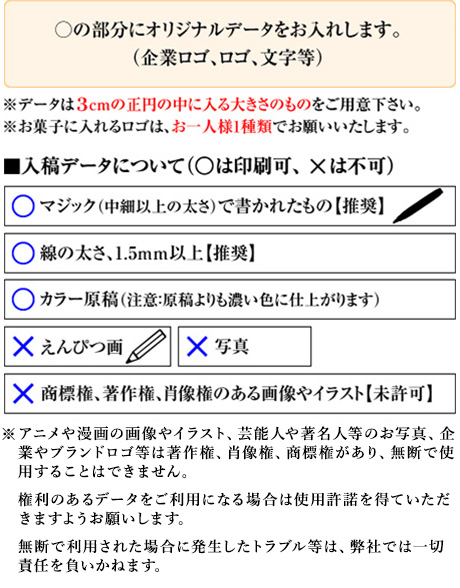 オリジナルロゴ入りマカロン 3個入り 短納期