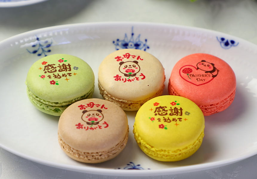 母の日 彩りマカロン 10個入り 化粧箱 短納期